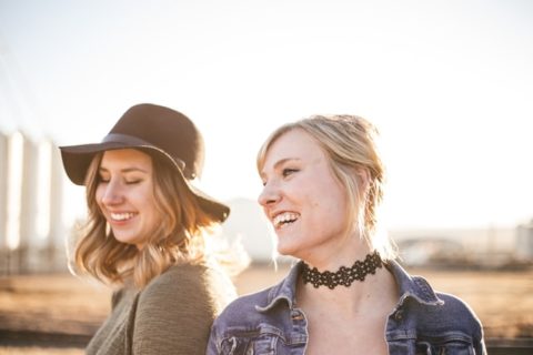 Image of two women smiling